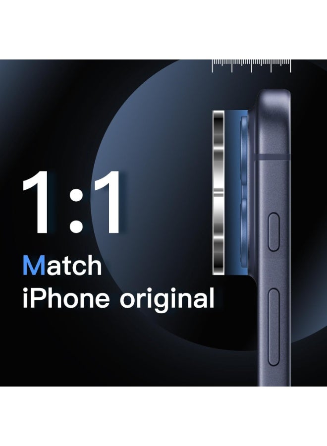 ACLIX Camera Lens Protector for iPhone 17 Pro Max, 9H Tempered Glass, Anti-Scratch, Case Friendly, Does Not Affect Night Shots, HD Clear (Clear) - Image 2